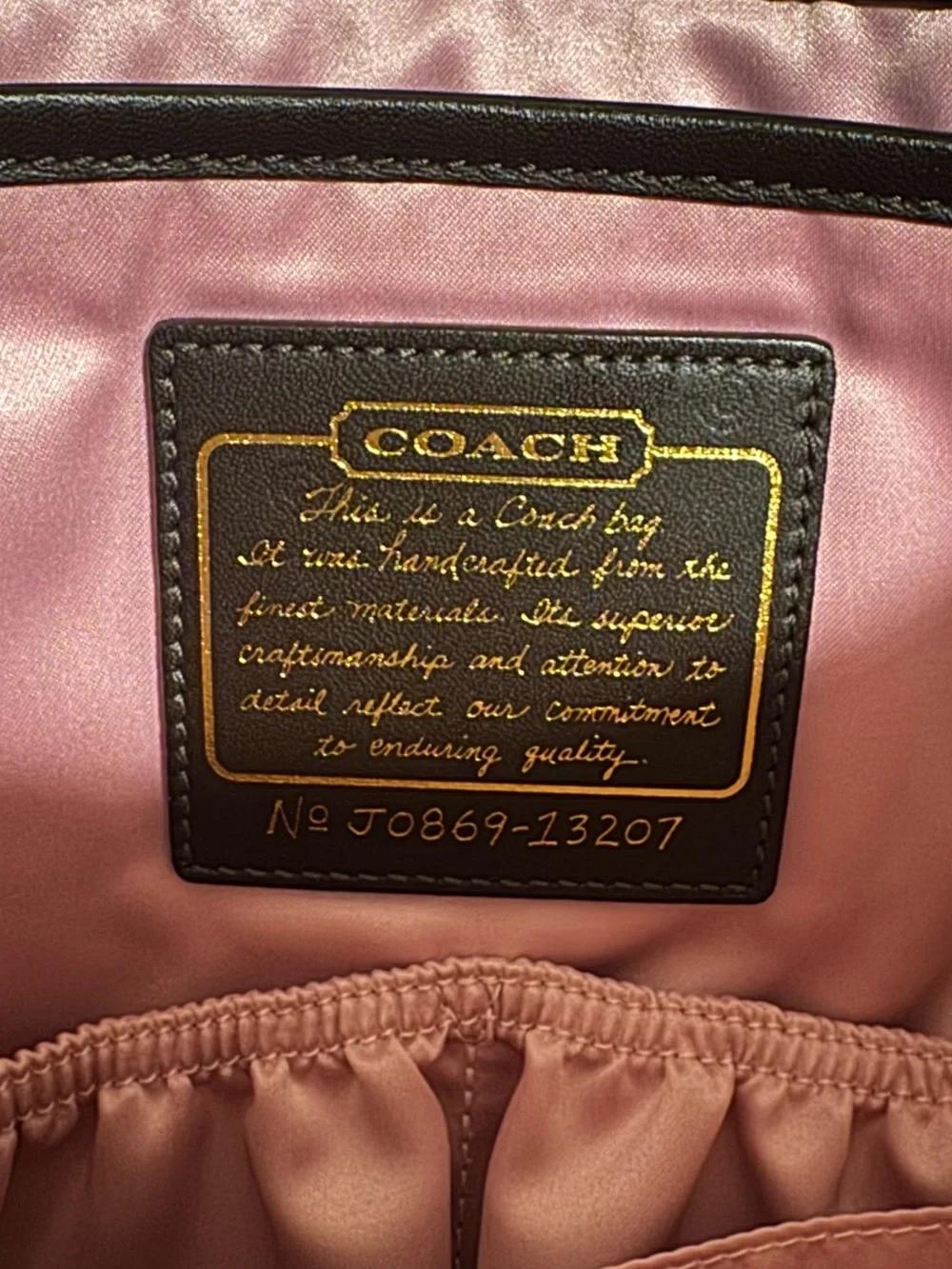 Coach Addison Textured Brown Spectator Leather Shoulder Bag